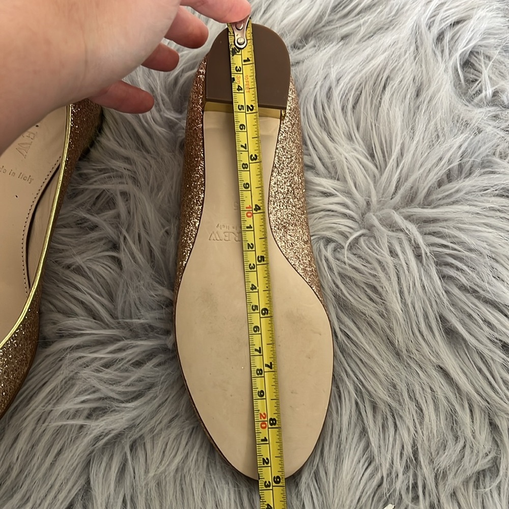 J. Crew Gold Glitter Women's heels - Picture 8 of 8